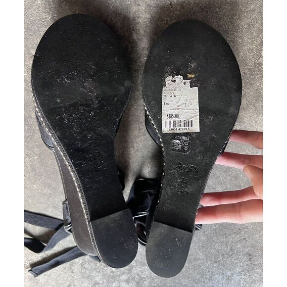 COACH‎ Patrice Espadrille In Signature Jacquard Size 7.5 US Shoes women - Picture 7 of 8